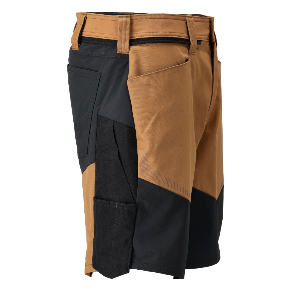 MASCOT® CUSTOMIZED Shorts mit Stretch Zones Nussbraun/Schwarz 25149