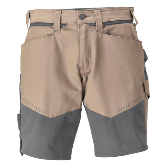 MASCOT® CUSTOMIZED Shorts mit Stretch Zones Sandbeige/Anthrazit 25149
