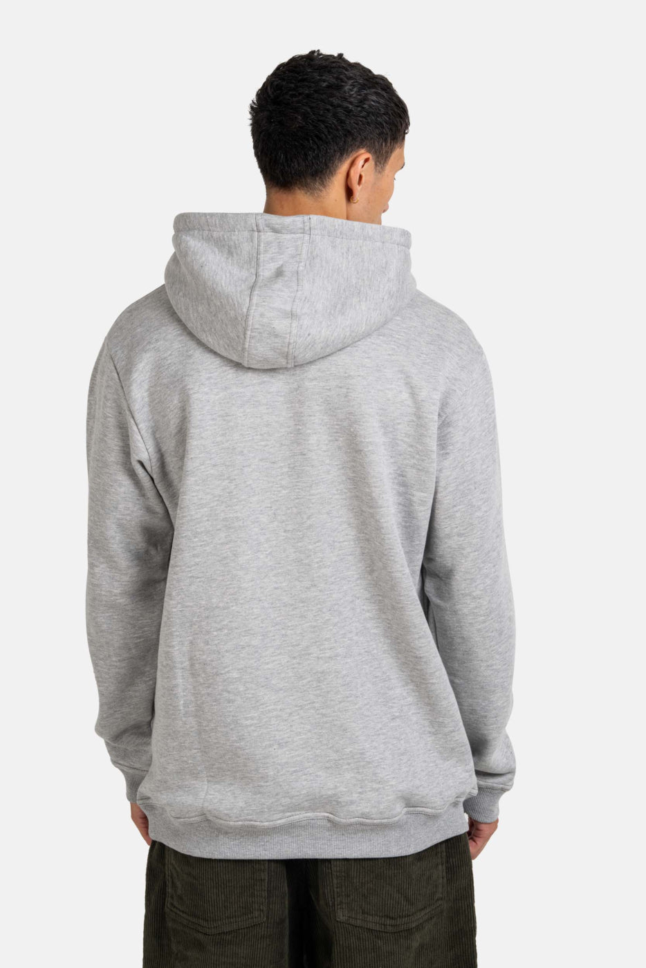 Reell Staple Logo Hoodie Kapuzenpullover Sweatshirt Grey Melange