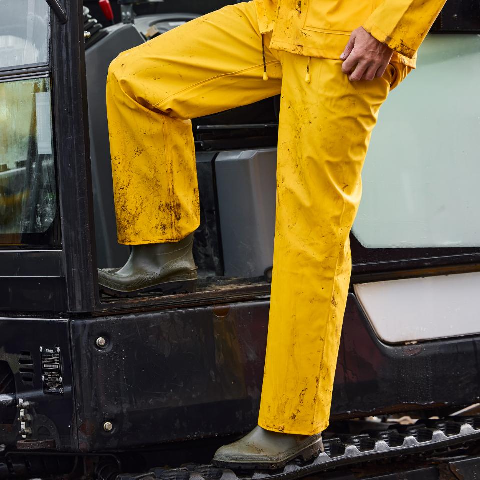 Elka Elements Regenhose PU/PVC Gelb 302400