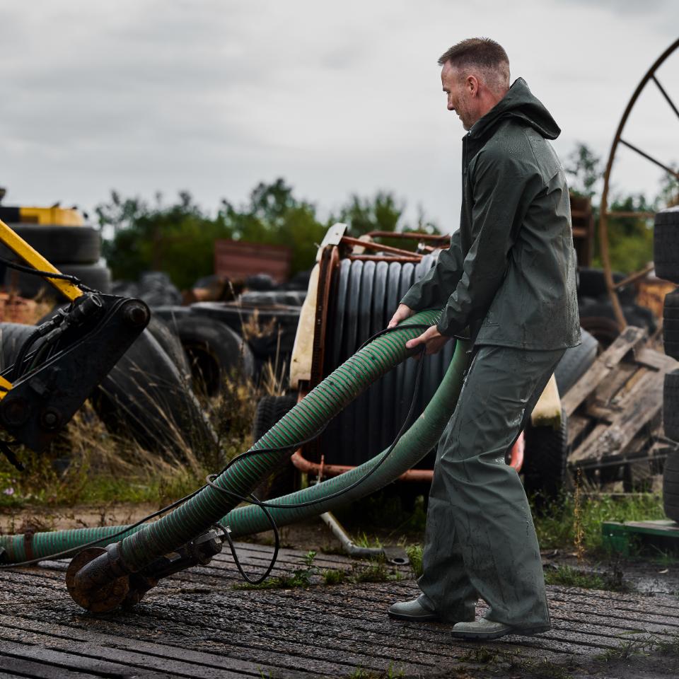 Elka Elements Regenjacke PU/PVC Oliv 306600