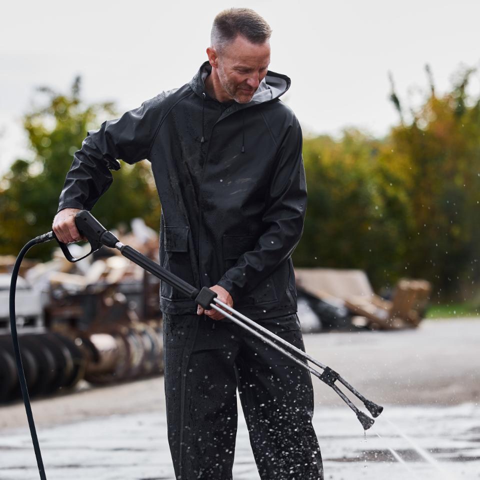 Elka Elements Regenjacke PU/PVC Schwarz 306600