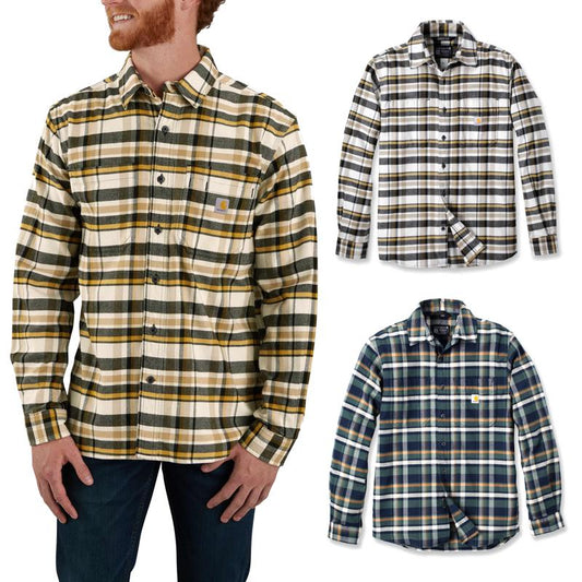 Carhartt Midweight Flannel Herren Langarmhemd Karohemd 106352