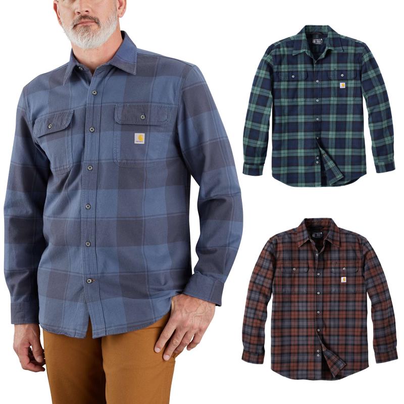 Carhartt Heavyweight Flannel Herren Langarmhemd Karohemd 106356