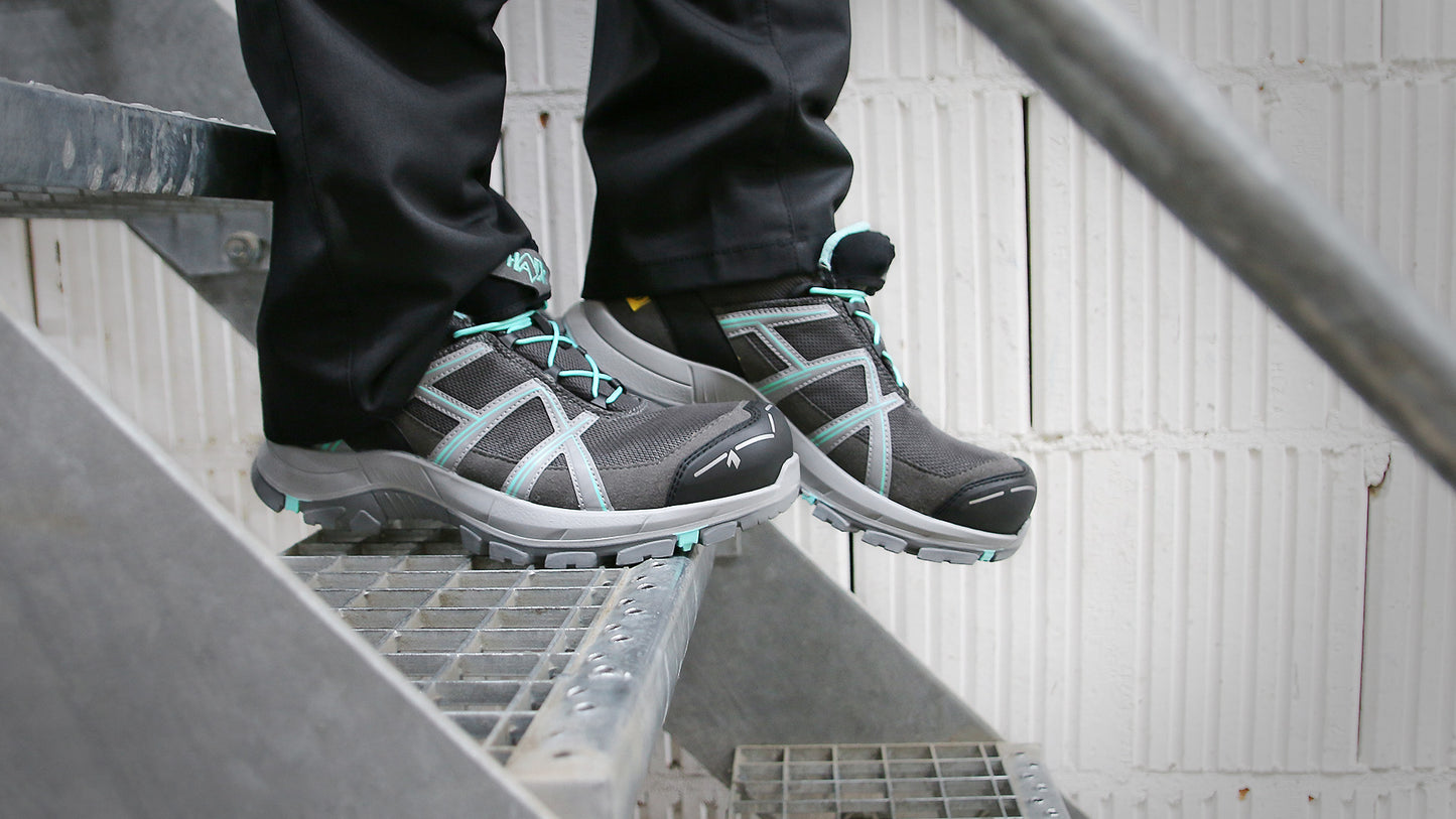 Haix Black Eagle Safety 40.1 Ws low grey-mint Damen Arbeitsschuhe S3 610041