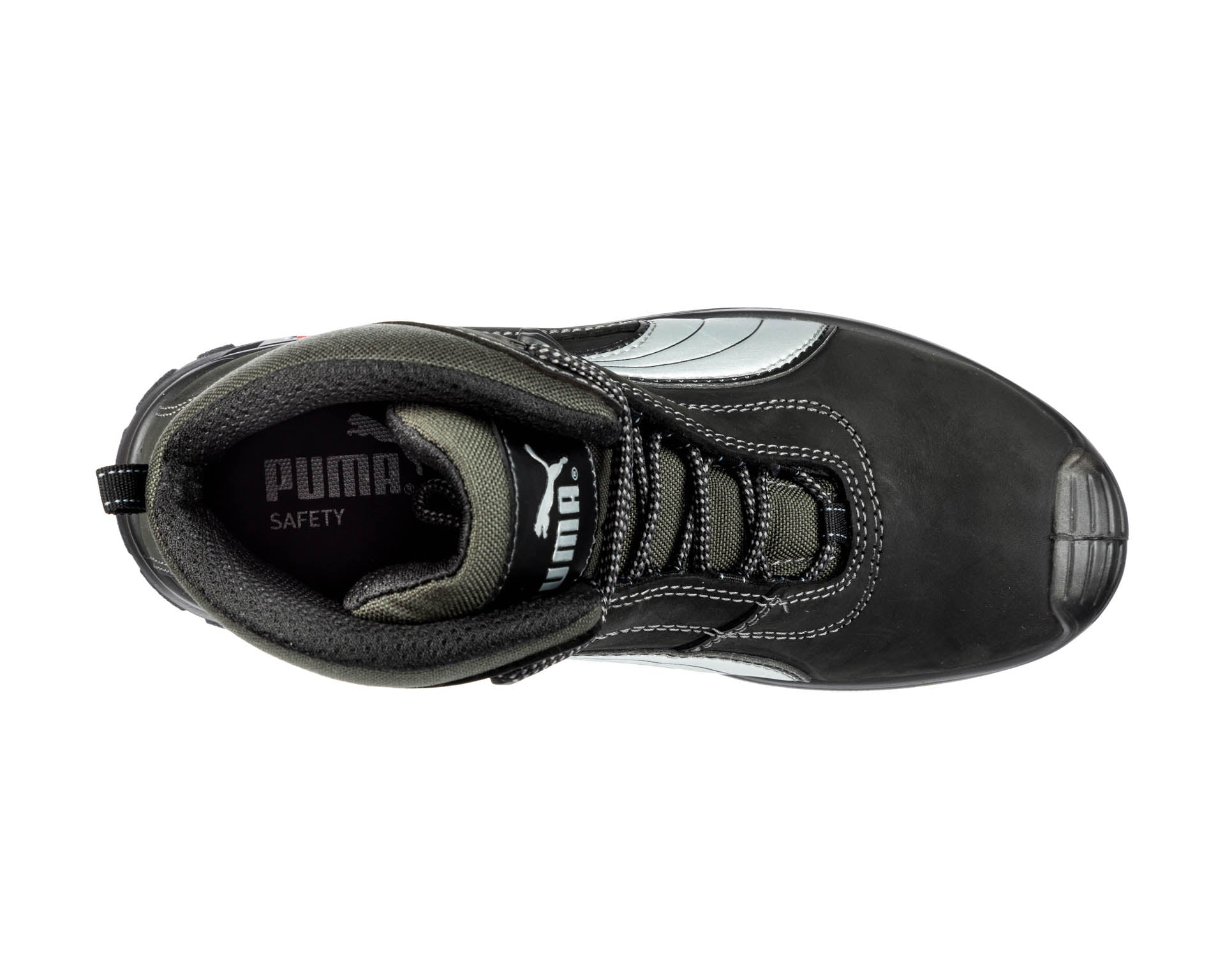 Puma Cascades Mid Sicherheitsstiefel S3 CI HI HRO SRC Schwarz/Grau