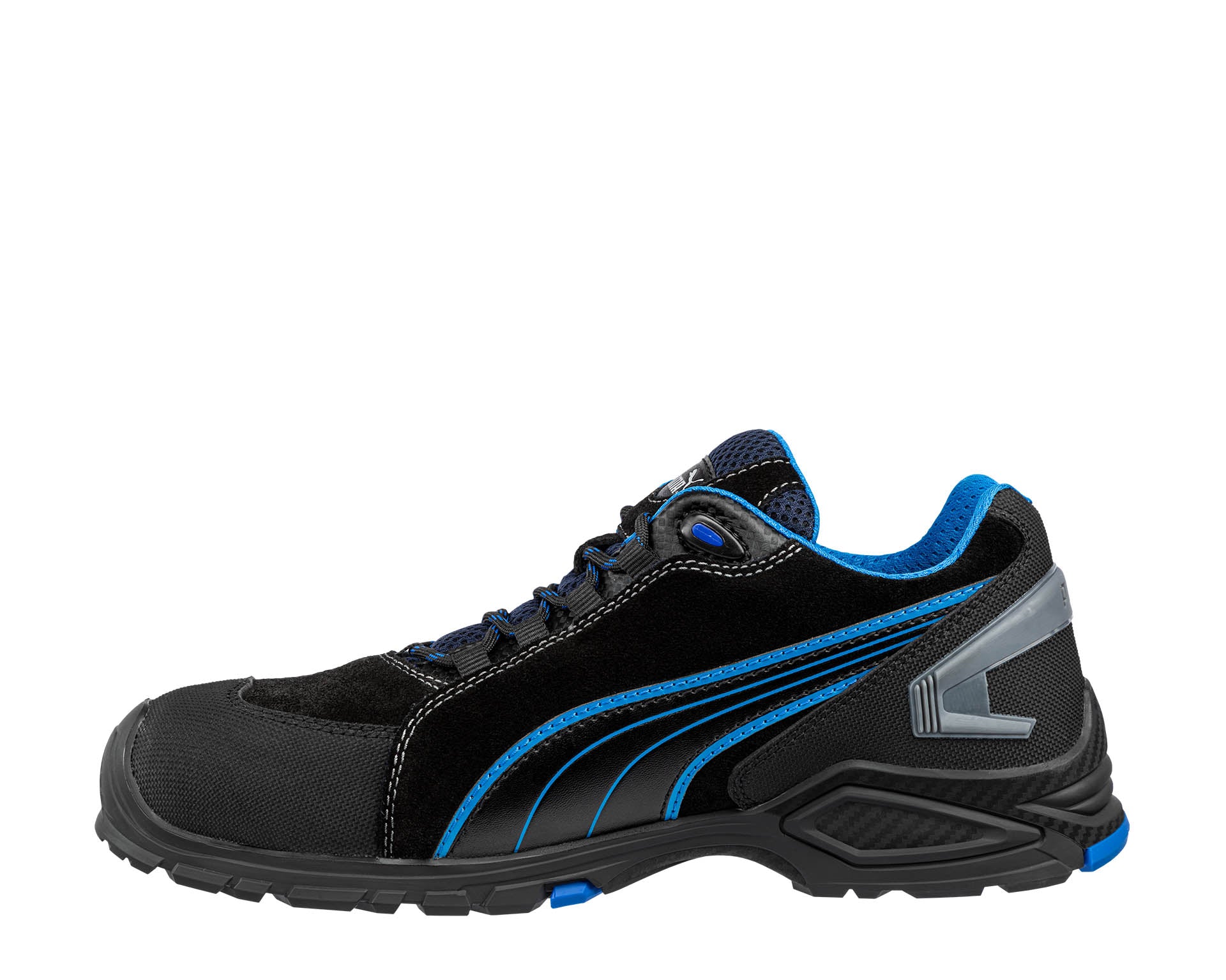 Puma Rio Low Sicherheitsschuhe S3L Schwarz Blau 642750