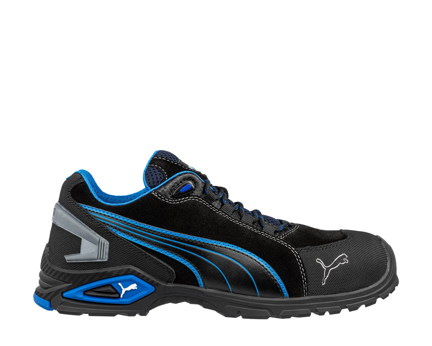 Puma Rio Low Sicherheitsschuhe S3L Schwarz/Blau 642750