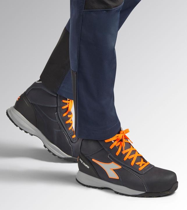 Diadora Sicherheitsschuhe Glove MDS Mid S3S FO HRO SR Marineblau/Orange 701.181134