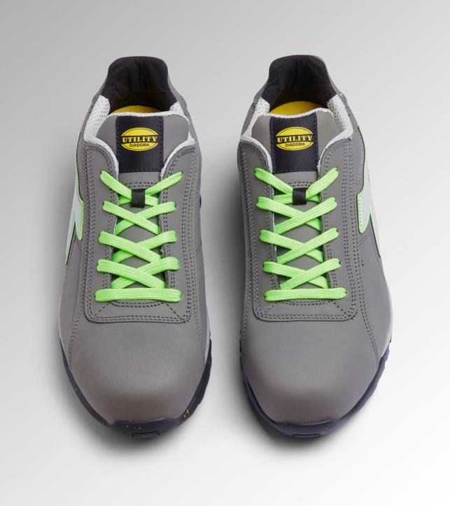 Diadora Sicherheitsschuhe Glove MDS LOW S3S FO HRO SR Grau/Neongrün 701.181135