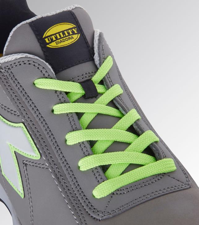 Diadora Sicherheitsschuhe Glove MDS LOW S3S FO HRO SR Grau/Neongrün 701.181135