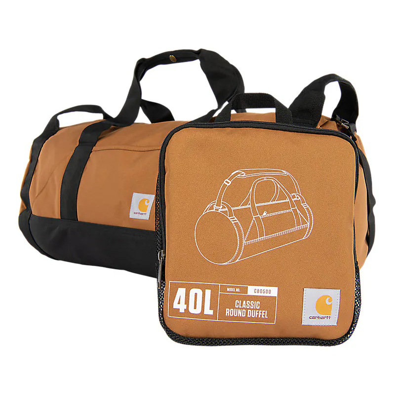 Carhartt 40L Classic Round Duffel Reisetasche Braun B0000500