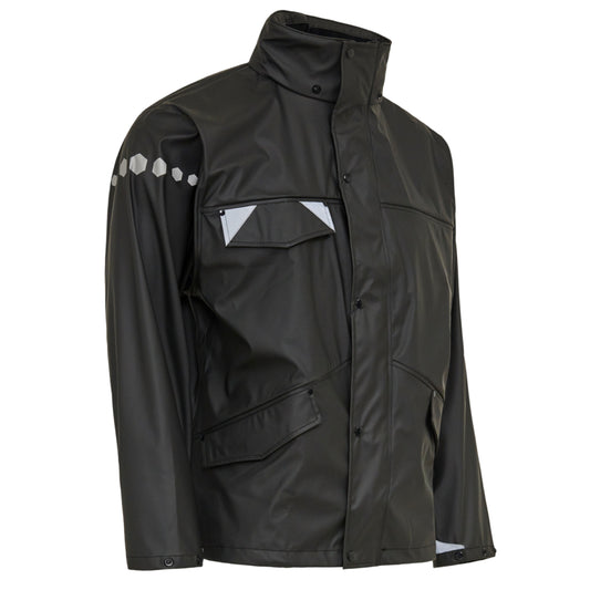 Elka Dry Zone D-Lux PU Regenjacke Schwarz 026302