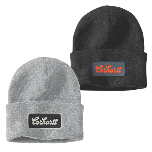 Carhartt Script Patch Beanie Wintermütze mit Patch Logo 107007