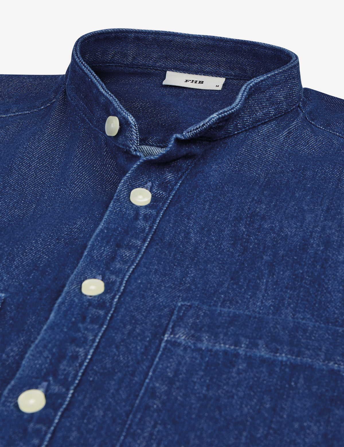 FHB Jeanshemd Alfred Arbeitshemd Denim Blau 90533