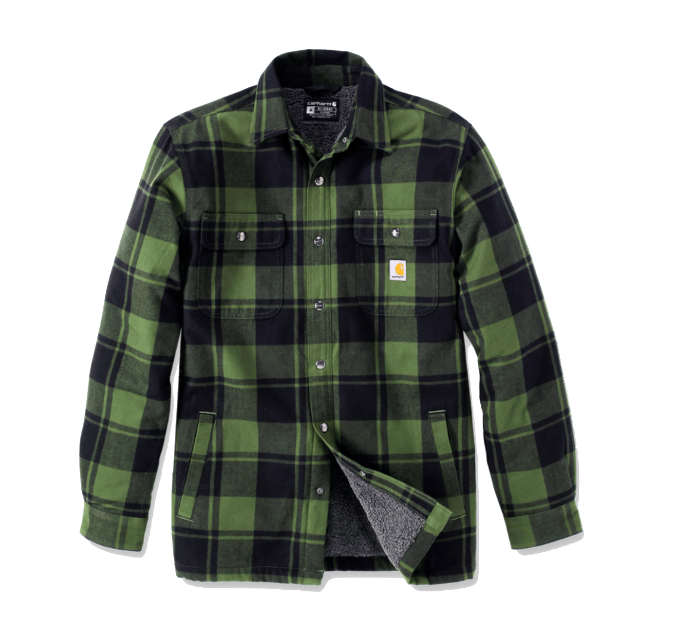 Carhartt Flannel Sherpa Lined Shirt Jacket Hemdjacke 105939
