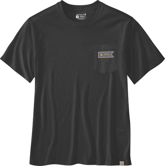 Carhartt Relaxed Fit Lightweight Short-Sleeve Pocket Script Graphic T-Shirt 107063