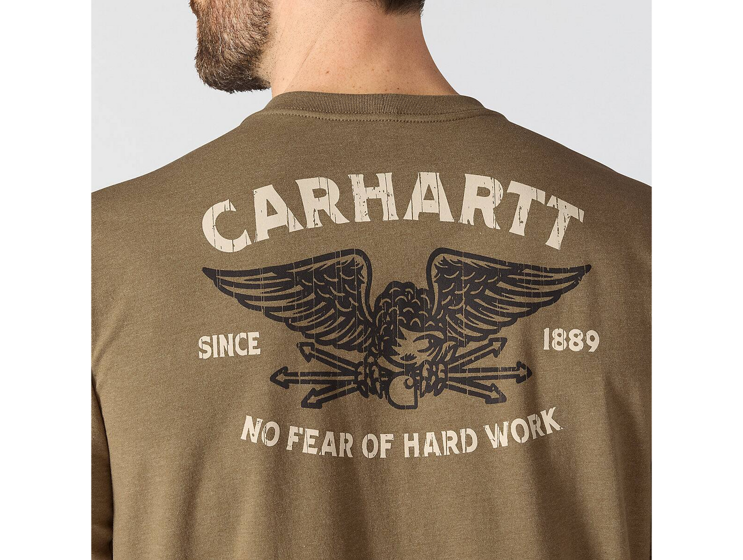 Carhartt Herren T-Shirt Irvine Hardwork Eagle Logo 107777