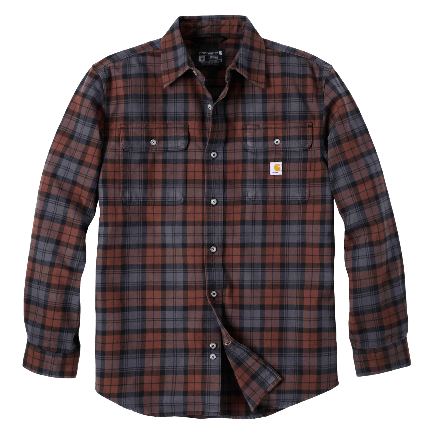 Carhartt Heavyweight Flannel Herren Langarmhemd Karohemd 106356