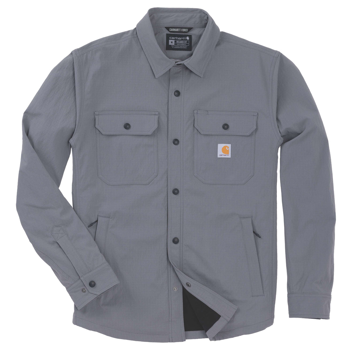 Carhartt Herren Force™ Hemdjacke Grau – Shirt Jacket 107699