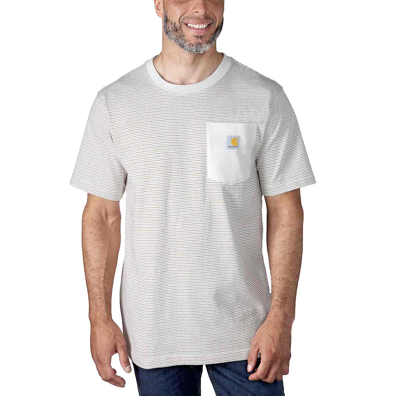 Carhartt Pocket Stripe Short Sleeve T-Shirt mit Brusttasche 106145