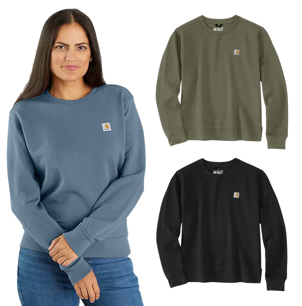 Carhartt Relaxed Fit Midweight French Terry Crewneck Damen Sweatshirt 106179