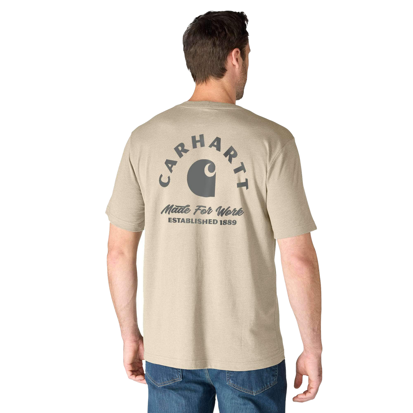 Carhartt Herren Irvine T-Shirt mit Brusttasche und Backprint 107317