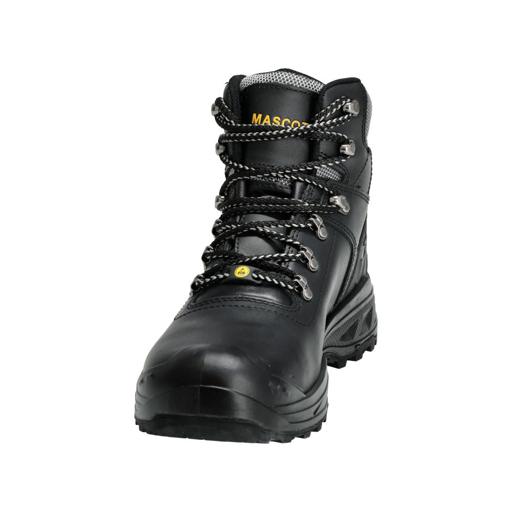 Mascot Sicherheitsstiefel Elbrus S3S Schwarz Leder F0074