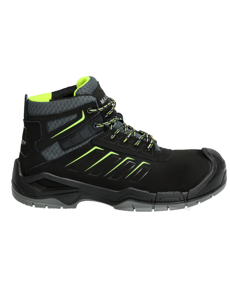 Mascot Sicherheitsstiefel Bimberi Peak S3S Schwarz Leder F0109