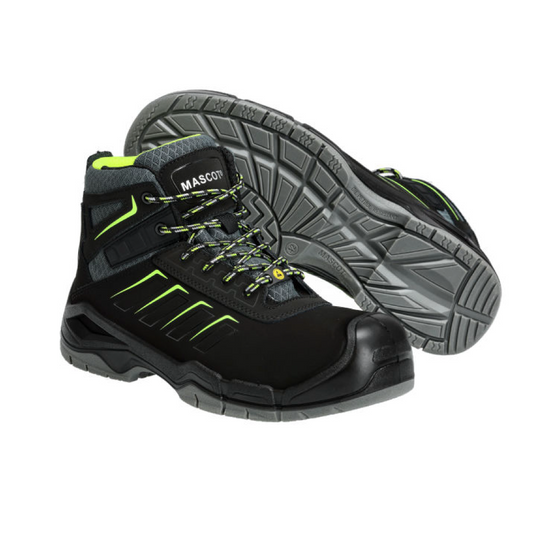 Mascot Sicherheitsstiefel Bimberi Peak S3S Schwarz Leder F0109