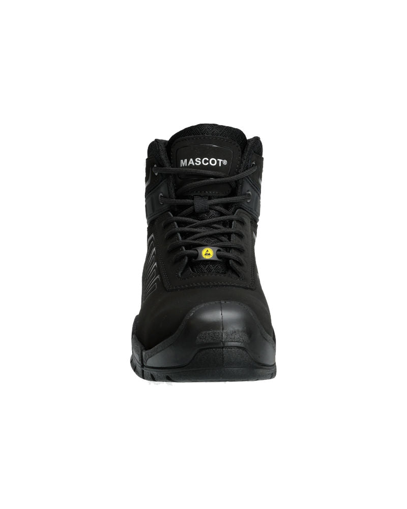 Mascot Sicherheitsstiefel Trivor S3S Schwarz Leder F0114