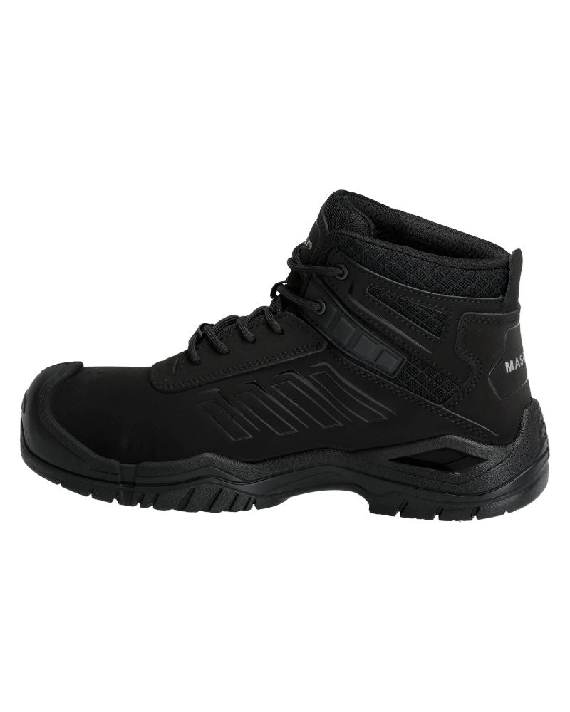 Mascot Sicherheitsstiefel Trivor S3S Schwarz Leder F0114