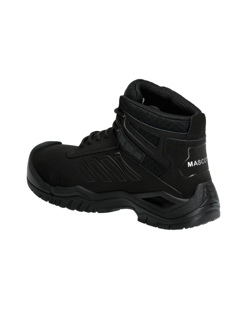 Mascot Sicherheitsstiefel Trivor S3S Schwarz Leder F0114