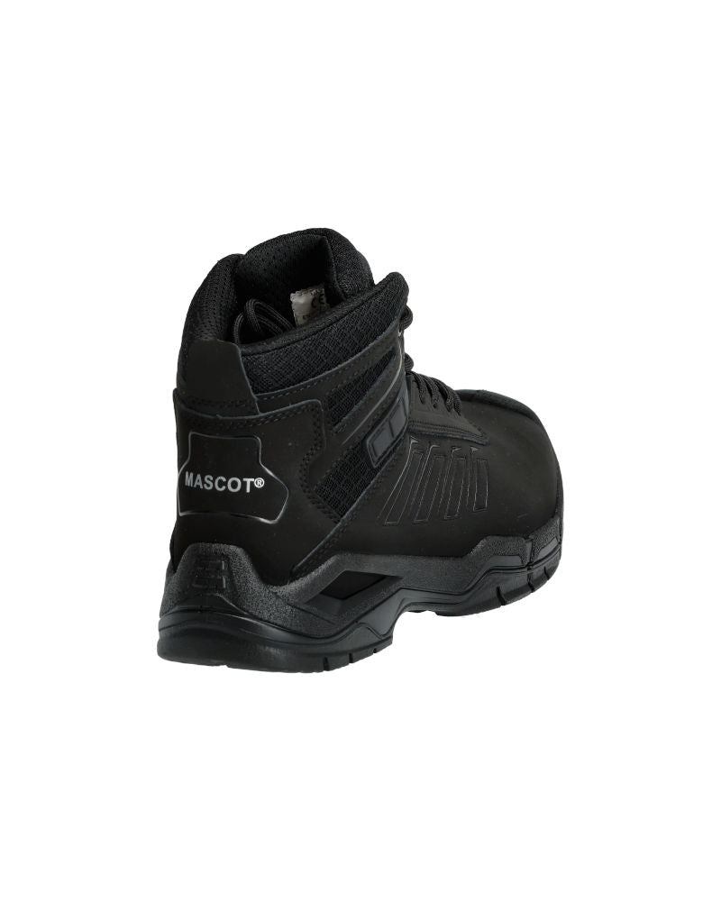 Mascot Sicherheitsstiefel Trivor S3S Schwarz Leder F0114
