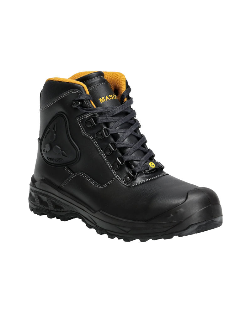 Mascot Sicherheitsstiefel Batura Plus S3S Schwarz Leder F0165
