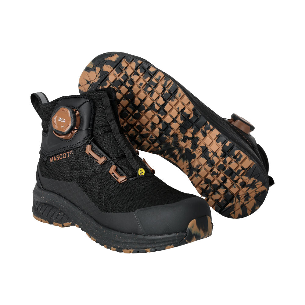Mascot Sicherheitsstiefel S7S mit Boa Customized Schwarz F1602
