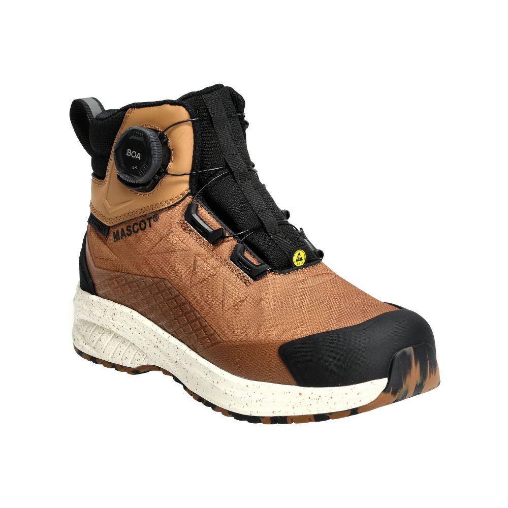 Mascot Sicherheitsstiefel S7S mit Boa Customized Nussbraun F1602