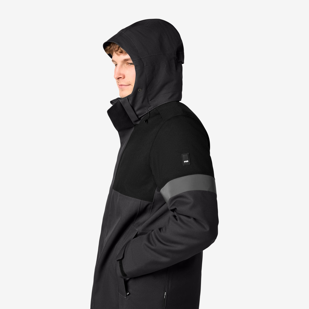 FHB Winterjacke ADRIAN 80236 Anthrazit/Schwarz – Wasserdicht