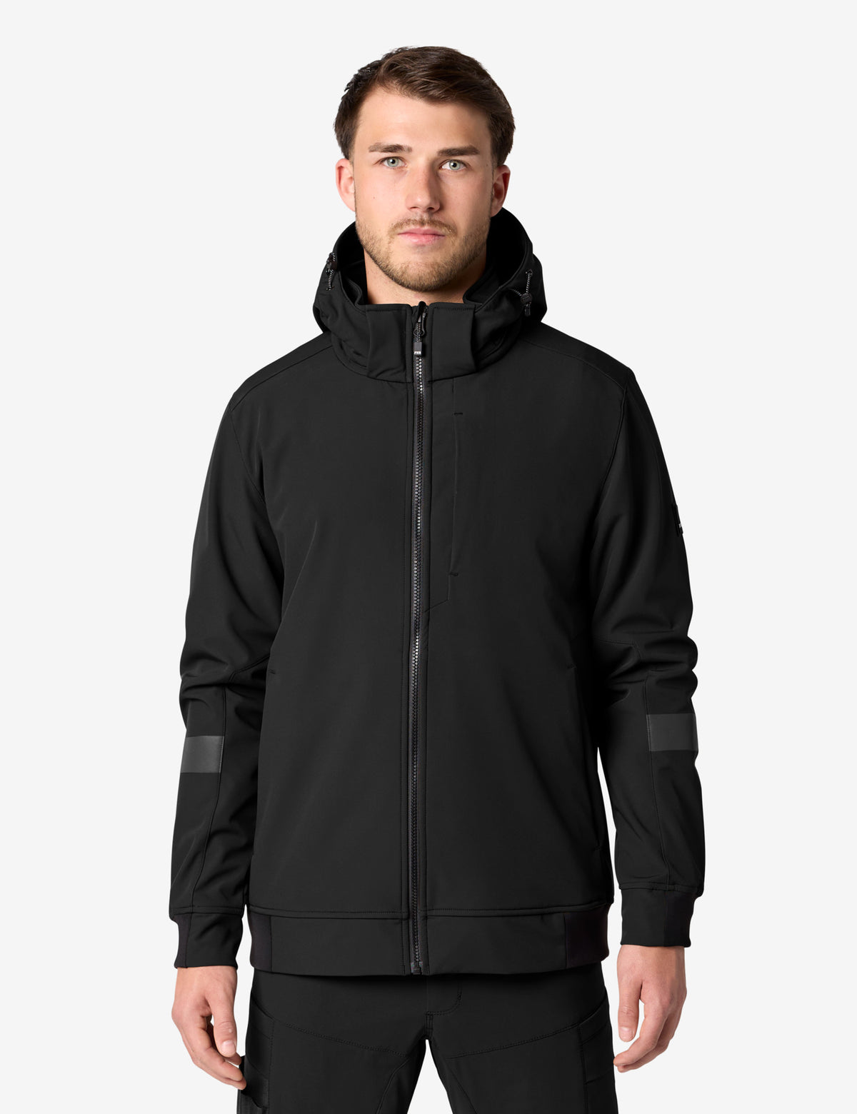FHB Softshell Jacke Falko Arbeitsjacke Schwarz 79301