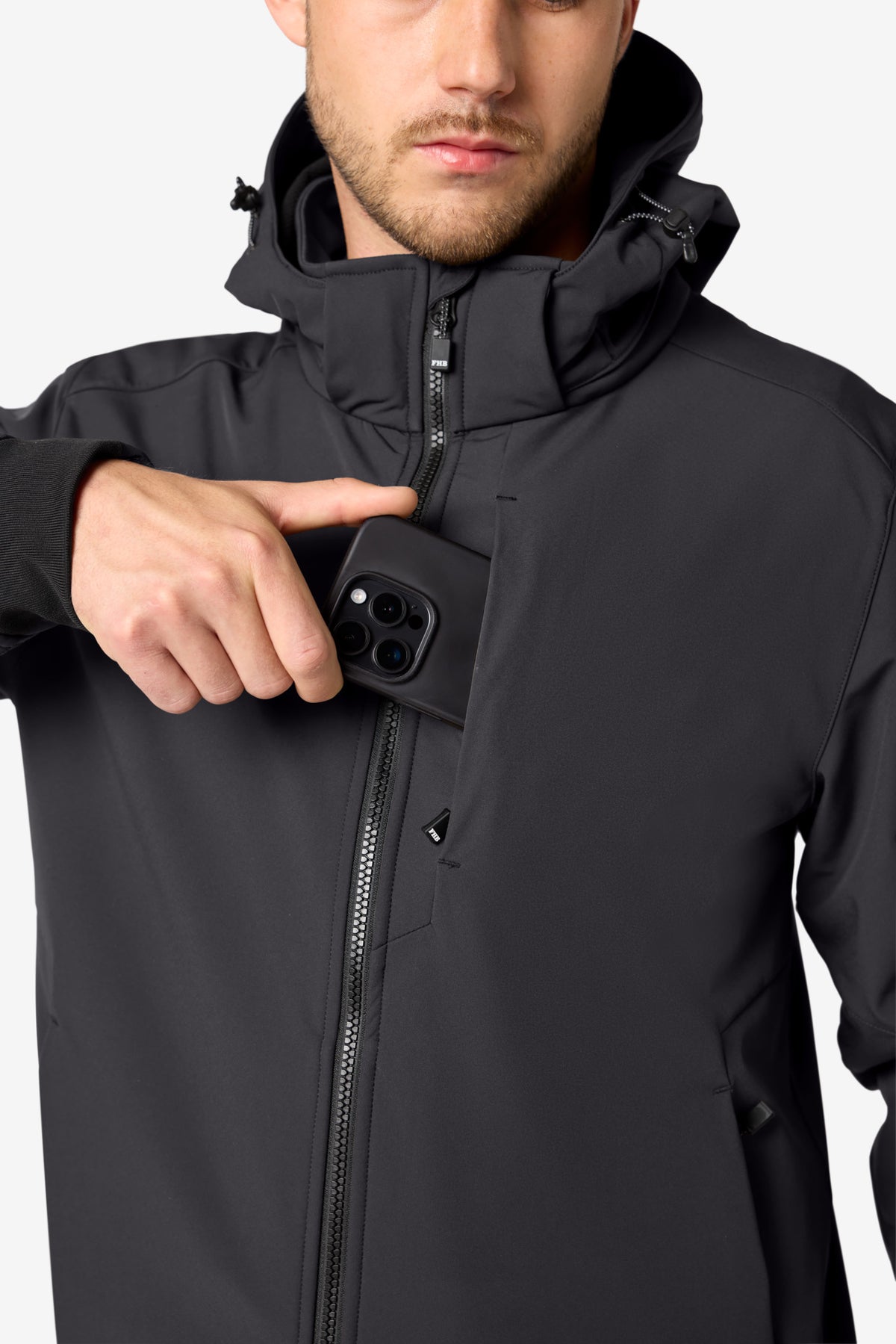 FHB Softshell Jacke Falko Arbeitsjacke Anthrazit 79301