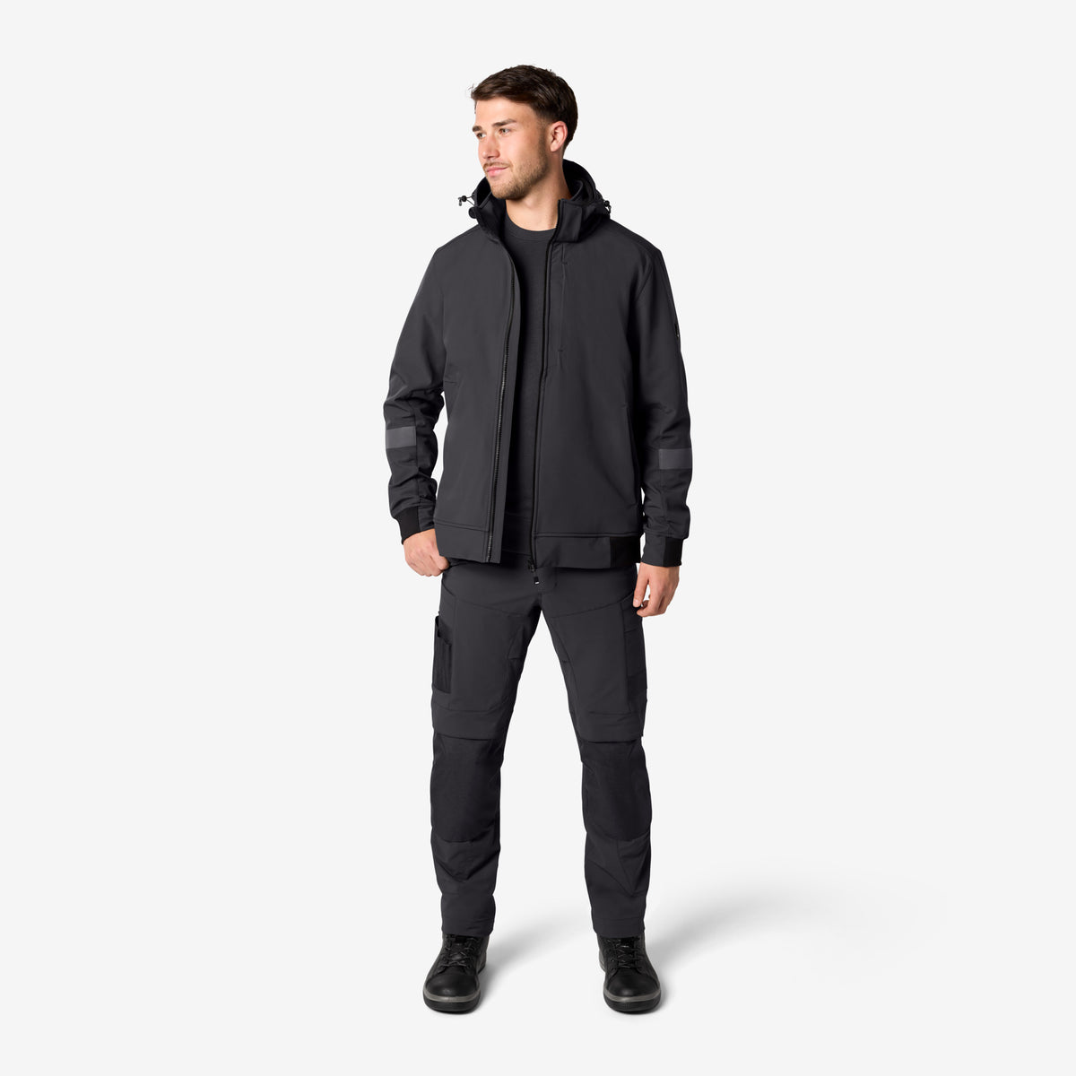 FHB Softshell Jacke Falko Arbeitsjacke Anthrazit 79301