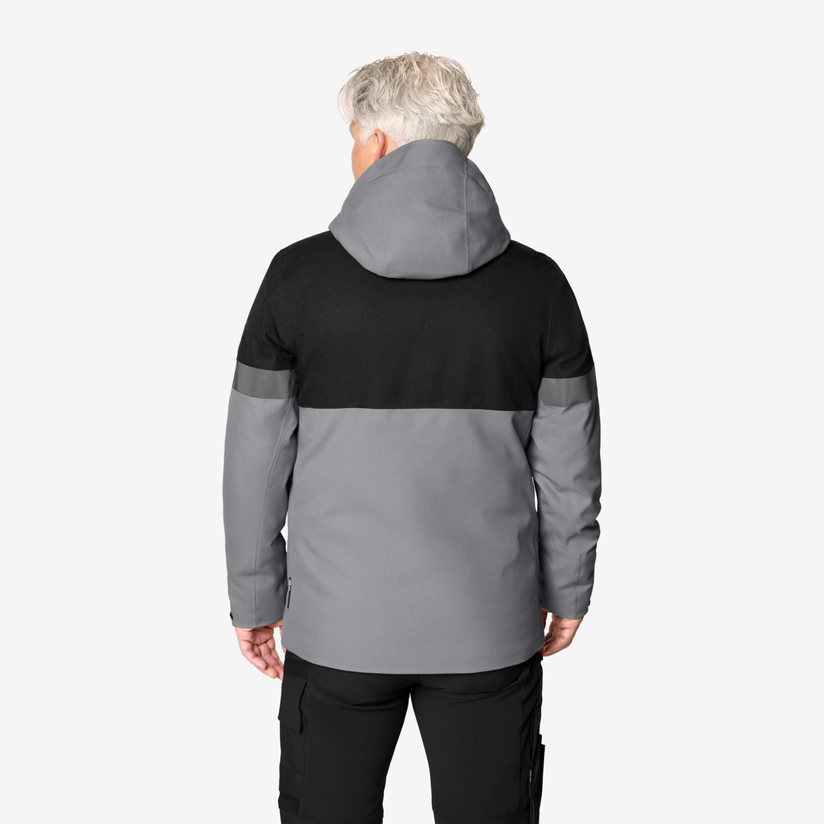 FHB Winterjacke ADRIAN 80236 Grau/Schwarz – Wasserdicht