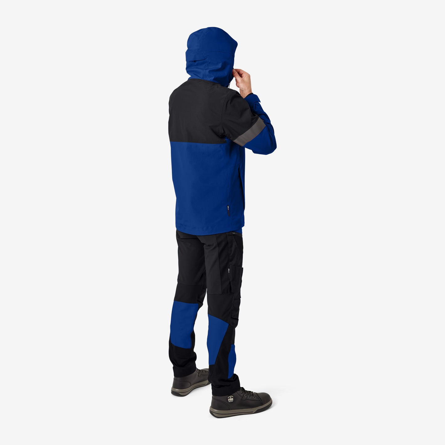 FHB Luca Regenjacke Hardshelljacke Royalblau/Schwarz 78136