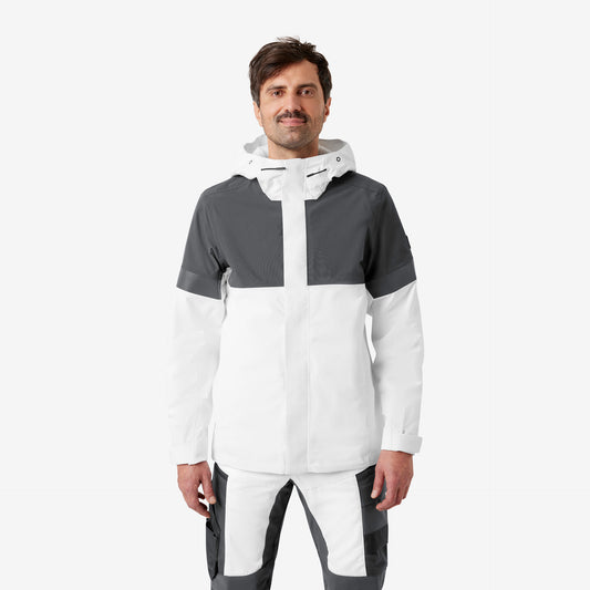 FHB Luca Regenjacke Hardshelljacke Weiß/Anthrazit 78136