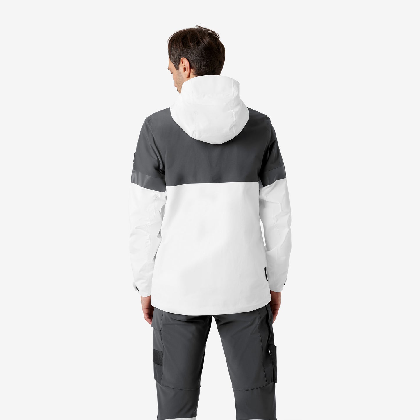 FHB Luca Regenjacke Hardshelljacke Weiß/Anthrazit 78136