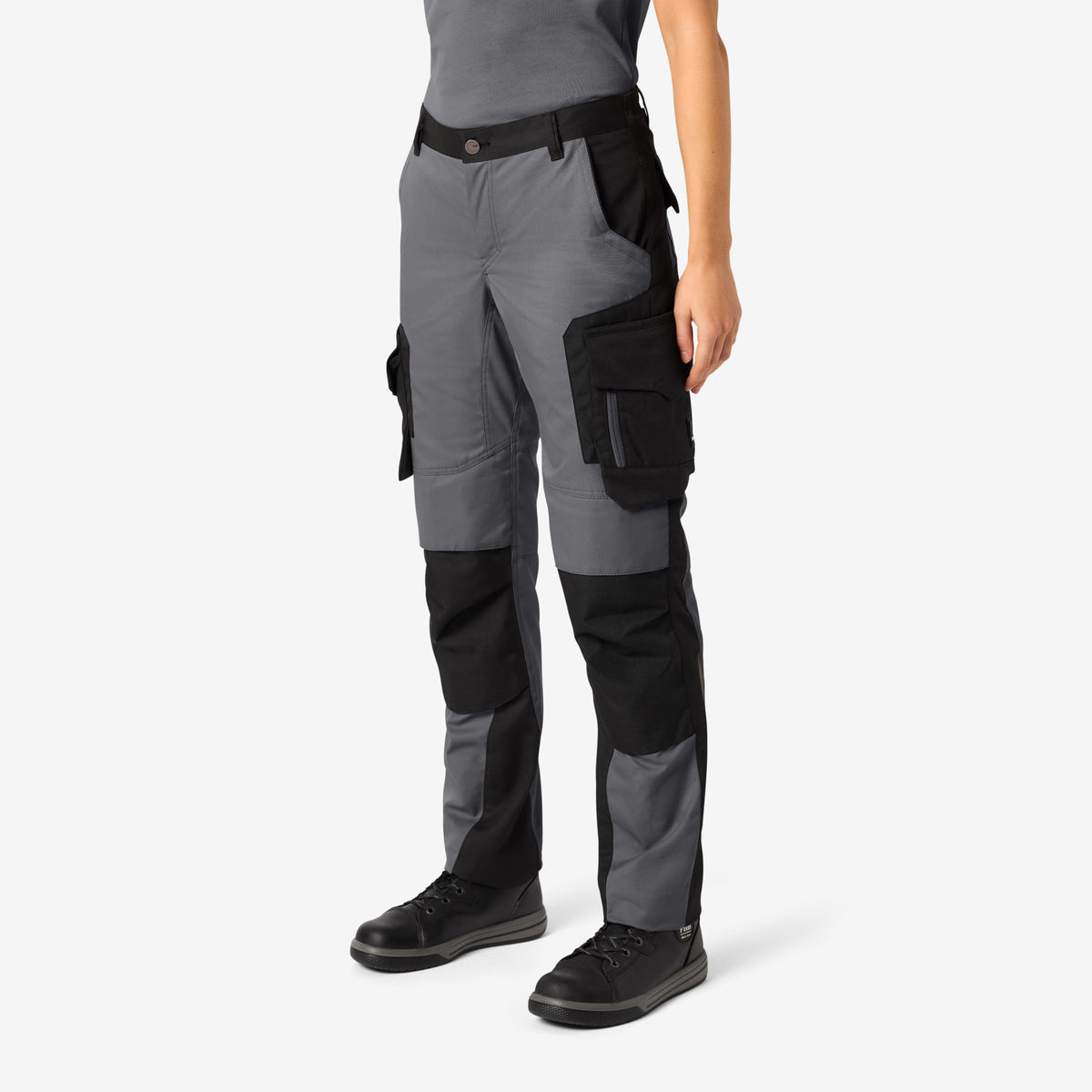 FHB Damen Arbeitshose Annette Grau/Schwarz 125610