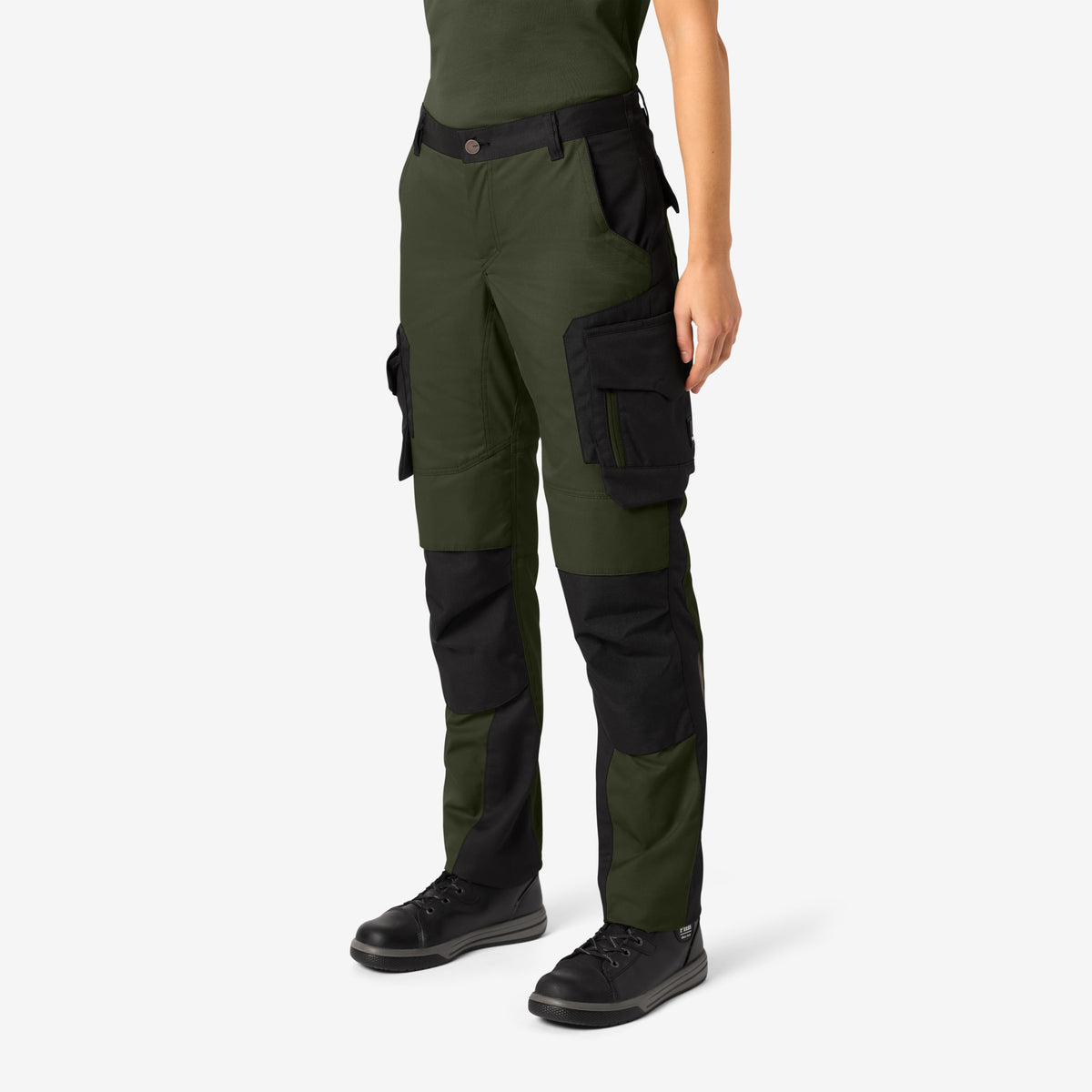 FHB Damen Arbeitshose Annette Oliv/Schwarz 125610