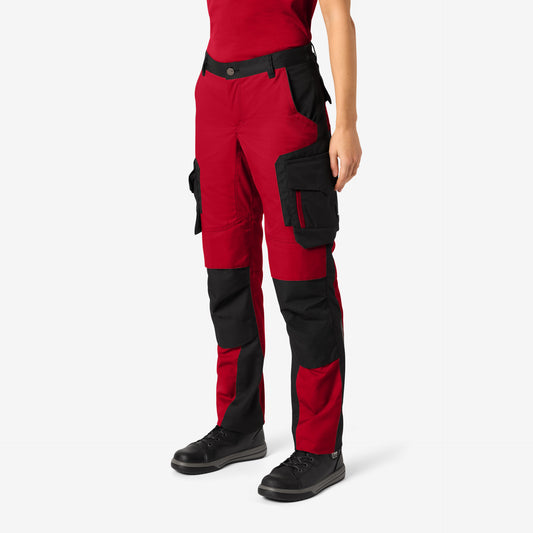 FHB Damen Arbeitshose Annette Rot/Schwarz 125610