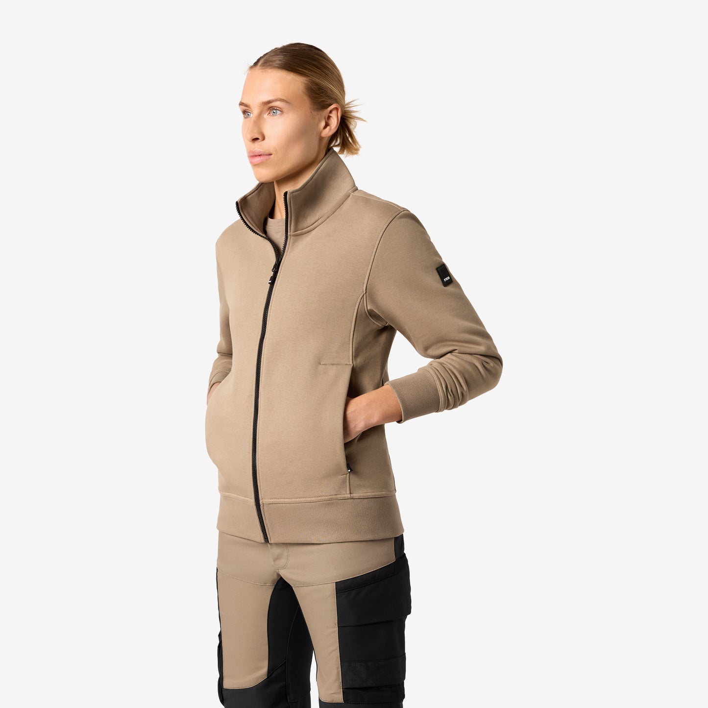 FHB Sweatjacke Eugen Beige 820135