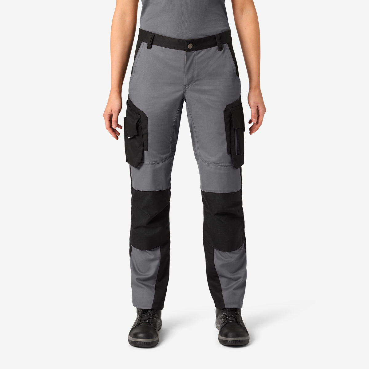 FHB Damen Arbeitshose Annette Grau/Schwarz 125610